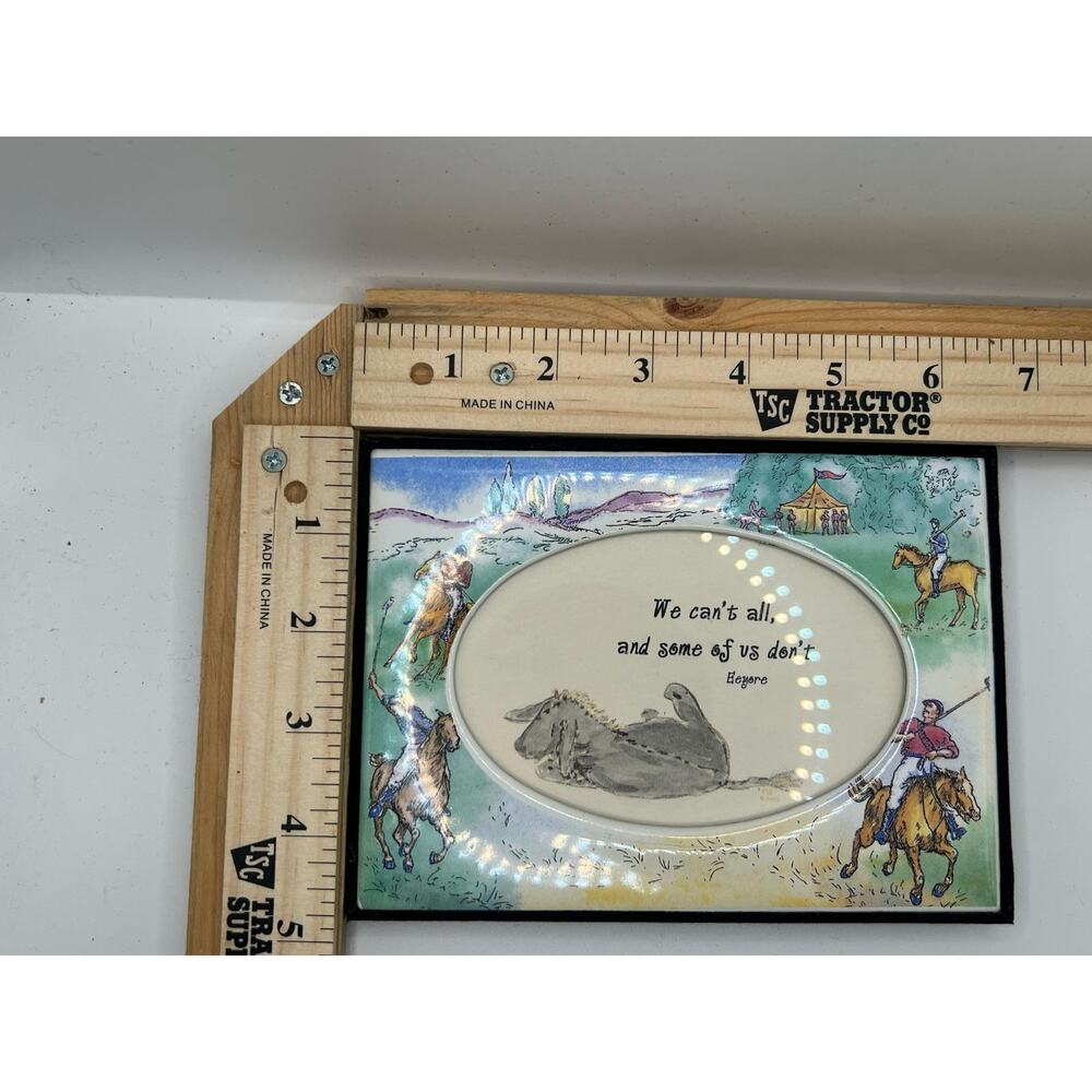 Vintage Western Cowboy Humor Plaque Decorative Wall Art Gift Collectible